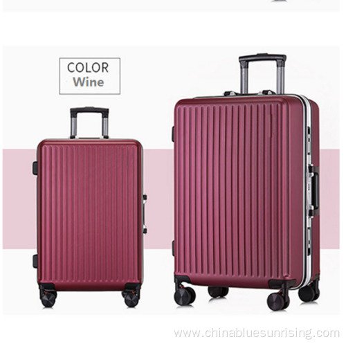 Customized design new fashion abs pc luggage